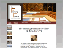 Tablet Screenshot of framingformat.com